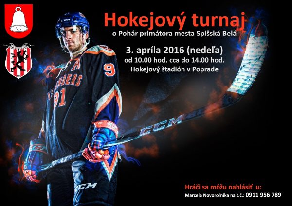 hokejový turnaj 2016 - plagát