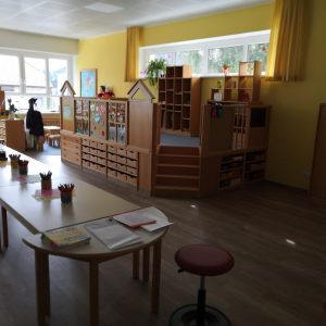 Interiér materskej školy v Biberbachu...
