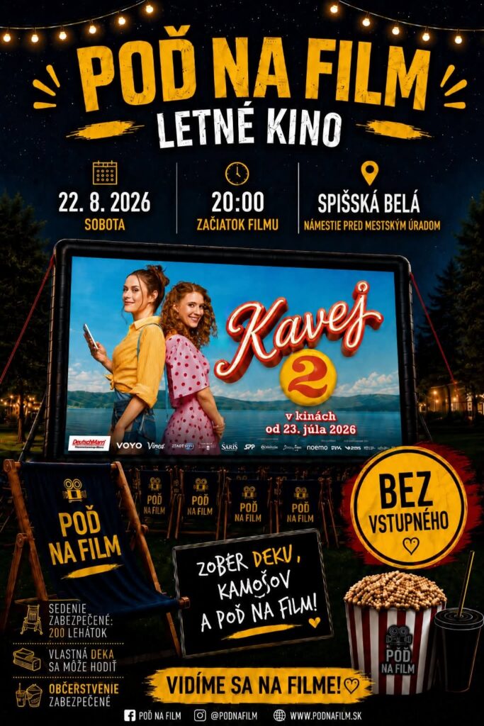 Premietanie filmu na námestí - KAVEJ