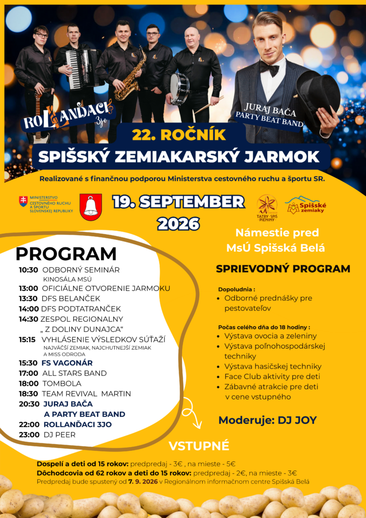 22. Spišský zemiakarský jarmok
